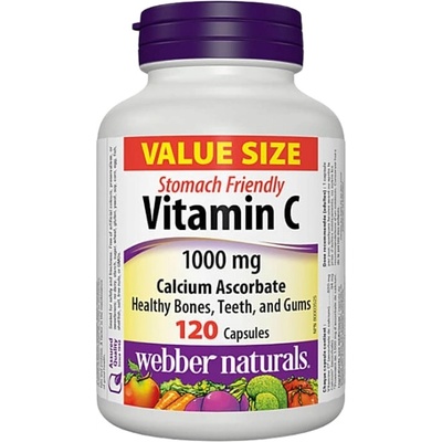 Webber Naturals Vitamin C Calcium Ascorbate [120 капсули]