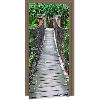 Dimex D-055 samolepící fototapeta na dveře FOOTBRIDGE rozměry 95 x 210 cm
