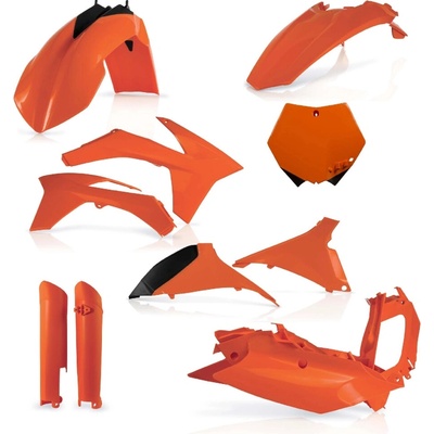 Acerbis plastový full kit sa hodí pre KTM SX-F 11/12 SX 12 oranž