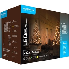 Modee Lighting LED dekorácia 144 LED teplá biela sieť 2x2m