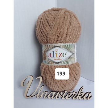 Alize softy plus 199 hnedá