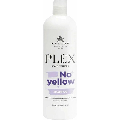 Kallos PLEX No Yellow šampón s fialovými pigmentmi 500 ml