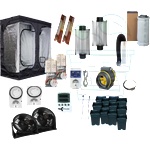 Mammoth Пълен комплект палатка за отглеждане на растения Mammoth Pro 300 x 150 x 200см / 2 x 1000W (44116)