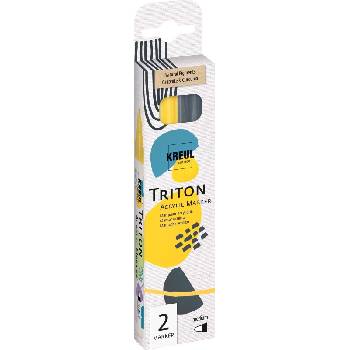 Kreul Triton Комплект маркери за текстил 1 - 3 mm 2 бр (17895)
