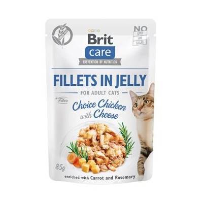 Brit Care Cat Fillets in Jelly Choice Chicken with Cheese 85 g