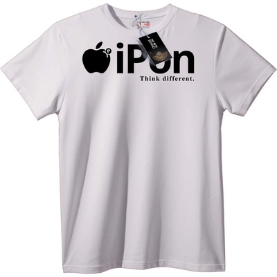 NOONEBRAND Тениска iPon - Мисли различно - 2XL, Black