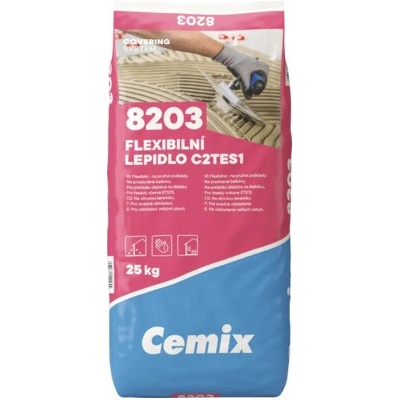 Cemix 8203 Flexibilné lepidlo na obklady C2TES1 25 kg