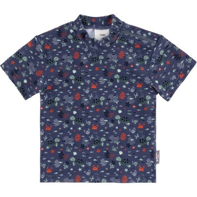 Sterntaler Детска плажна тениска от ликра Sterntaler Kids' Short-Sleeved Swim Shirt - Underwater Lycra - Blau - размер 68 (EU) (750-2368-0111)