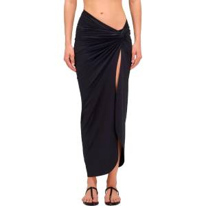 SUNDEK Long crossed in front sarong - Black (Black)