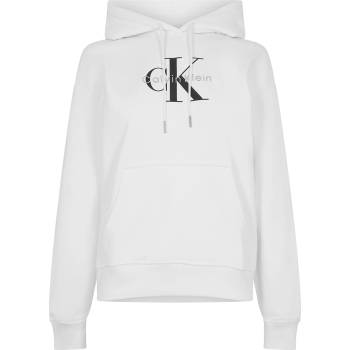 Calvin Klein Суичър Calvin Klein Jeans Core Monogram Logo Hoodie - Bright White