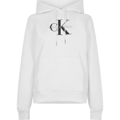 Calvin Klein Суичър Calvin Klein Jeans Core Monogram Logo Hoodie - Bright White