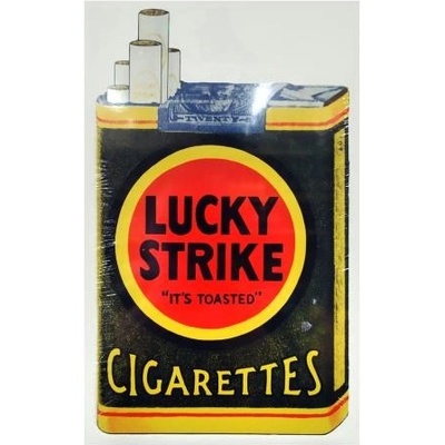 Lucky Strike Cigarettes - ceduľa