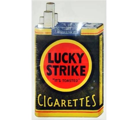 Lucky Strike Cigarettes - ceduľa
