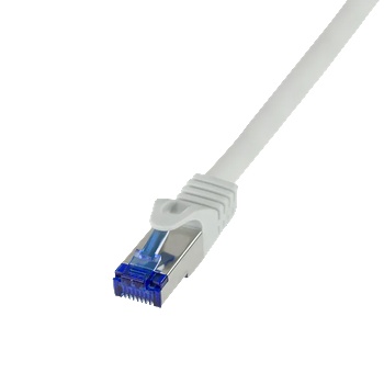 LogiLink Patch кабел Ultraflex, Cat. 6A, S/FTP, сив, 0, 5 м