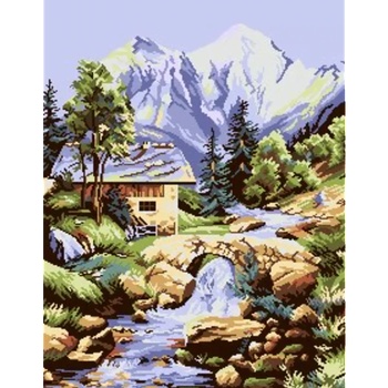 Image 1 of Казанлъшки гоблени Гоблен Хижа в планината Anchor (Немски)