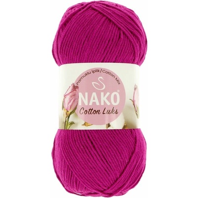 Nako Cotton Luks 97598 cyklámenovo ružová