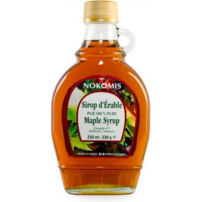 NOKOMIS Javorový sirup 100% Grade A, medium (jantarový) 250 ml