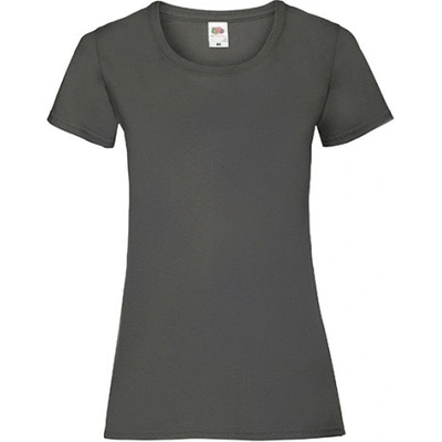 Fruit of the Loom Dámske triko 61 372 0 Light Graphite Solid