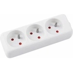 Office Products preloosener office products 3 sockets 1.5m with ground white