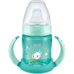 Nuk Шише NUK First Choice - С накрайник за сок, TC, РР, 150 ml, розово зайче (10215326) - ozone