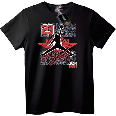 NOONEBRAND Тениска Air Jordan 23 Полет - 2XL, White