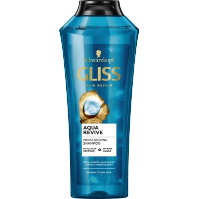 Schwarzkopf GLISS Шампоан Aqua revive 400мл хидратиращ шампоан норм. /суха коса (gl400-01)