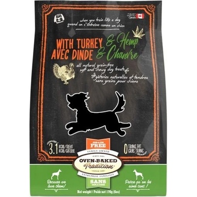 OBT All Natural GF soft & chewy TURKEY & HEMP 170 g