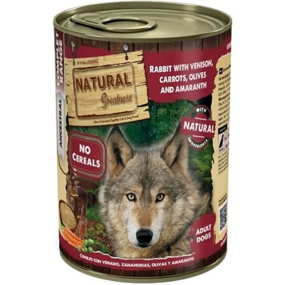 Natural Greatness Adult Králik zverina mrkva olivy a amarant 400 g