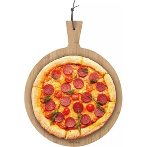 KINGHOFF Дъска за пица Kinghoff KH 1674, 35 см, Удобна дръжка, Бамбук (9999KH1674)