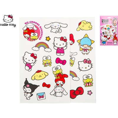 Mikro trading Hello Kitty - Sada tetování v papírové kartě