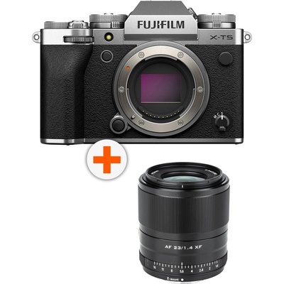 Fujifilm X-T5 Silver + Viltrox AF 23mm f/1.4 STM (Fuji X)
