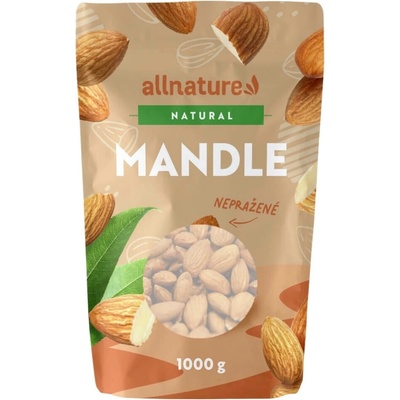 Allnature Jádra mandlí 1000 g