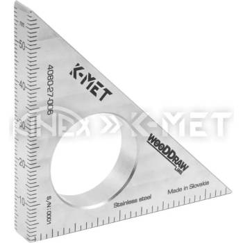Kinex Прав ъгъл от неръждаема стомана K-MET 2, 4080-27-006 - 1/4 / 60 мм, 2x45° (4080-27-006)