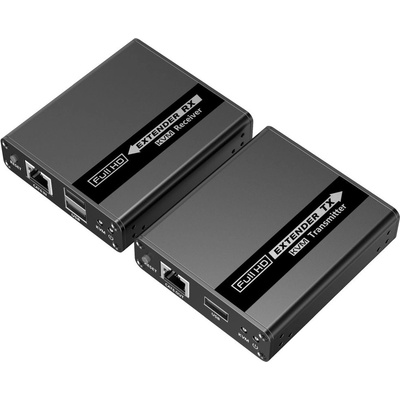PremiumCord HDMI KVM extender FULL HD 1080p na 70m s přenosem USB; khext70-6 – Zboží Živě