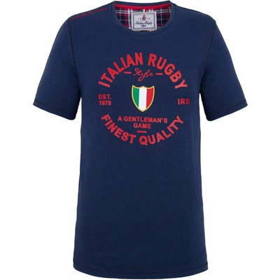Italian rugby style Мъжка тениска irs 1a-8-navy