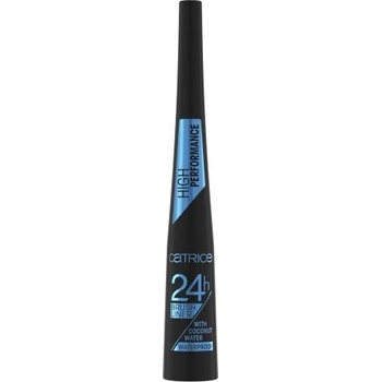 Catrice 24h Brush Liner Waterproof tekuté očné linky 010 Ultra Black Waterproof 3 ml