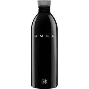 SMEG Бутилка Smeg Urban WBF02BL, 1 л, Херметично затваряне, Без ВРА, Неръждаема Стомана, Черна (WBF02BL)