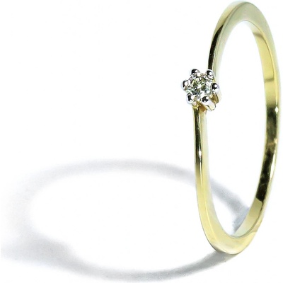 Blink-Blink Elegantný prsteň s diamantom 1166ZDG