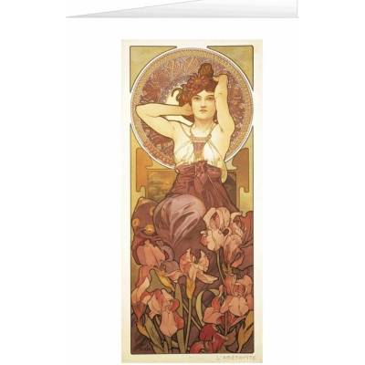 Blahopřání Alfons Mucha – Amethyst