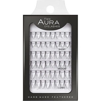 Aura Изкуствени мигли на снопчета Flare Eyelashes, N000