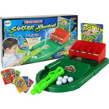 LEAN Toys Skill Game Ball Launcher Футболни карти (9456-uniw)