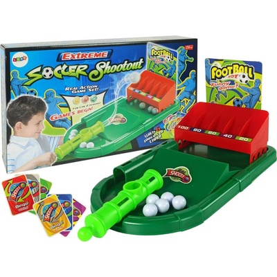 LEAN Toys Skill Game Ball Launcher Футболни карти (9456-uniw)