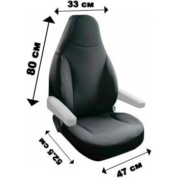 Image 1 of Тапицерия Petex за Camper - за 1 седалка - Черен цвят