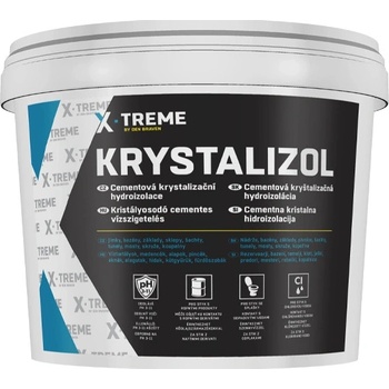 Den Braven Cementová kryštalizačná hydroizolácia Krystalizol šedá vedro 5 kg