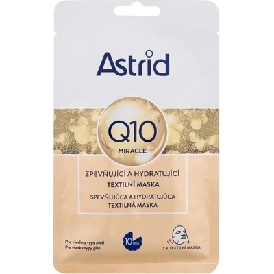 Q10 Miracle Firming and Hydrating Sheet Mask от Astrid за Жени Маска за лице 1бр