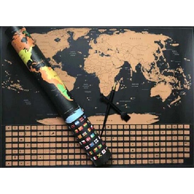 CABT414 - Stieracia mapa sveta XL