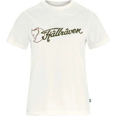 Bavlnené tričko dámske Fjallraven Archive Logo T shirt eggshell