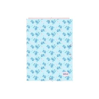 Lilo & Stitch Папка с пръстени Lilo & Stitch Ohana Син Светло розово A4 26 x 33.5 x 2.5 cm