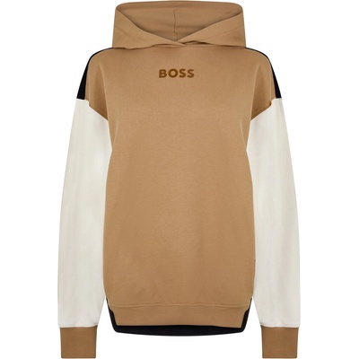 HUGO BOSS Суичър Boss Women's Econy Block Hoodie - Med Beige