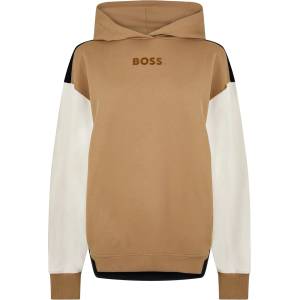 HUGO BOSS Суичър Boss Women's Econy Block Hoodie - Med Beige